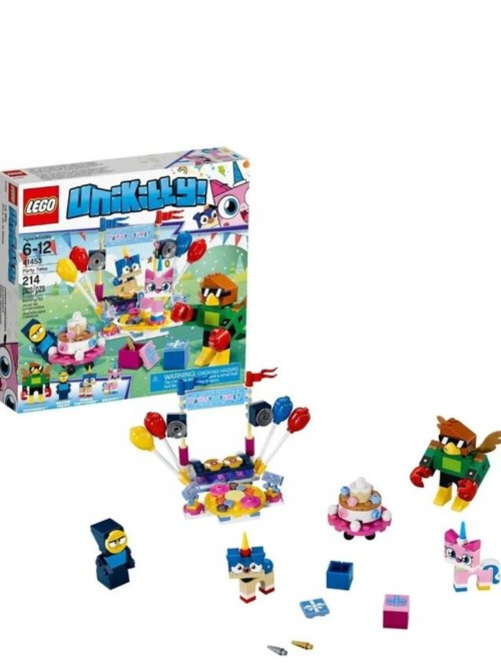 Lego   Unikitty! Party Time 41453 Building Kit (214 Piece) Brand New